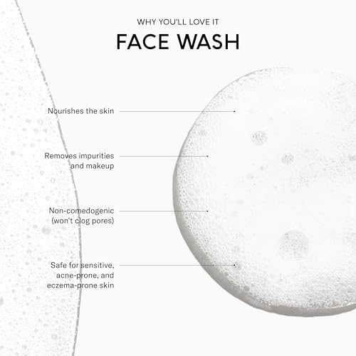 SEEN Face Wash, Fragrance Free -Non-Comedogenic & Non-Irritating Face Cleanser - Dermatologist-Developed - Safe for Sensitive, Eczema & Acne Prone Skin