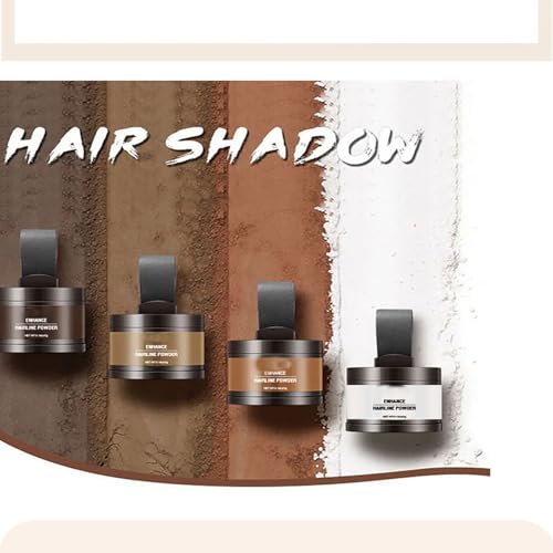 Instant Hair Powder, Hair Powder for Women and Men, Fills in Hairline, Easy to Apply and Color(Dark Brown)