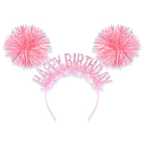 CAVETEE Birthday Crown, Happy Birthday Headband for Women Happy Birthday Decorations for Women Birthday Gifts
