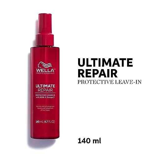 Wella Professionals ULTIMATE REPAIR Protective Leave-In Treatment for Damaged Hair | Thermal, UV Protection | Repairs & Smoothens | For All Hair Types | 4.7 Fl Oz