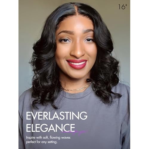 LUVME HAIR 5x5 Lace Closure Wigs Glueless Loose Wave Lace Front Wigs Human Hair