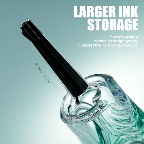 Dragonhawk Yue Professional Tattoo Needles - 20Pcs 1003RL Round Liner Tattoo Cartridges 0.3MM Precise Line Work for Tattoo Artists Disposable Needles
