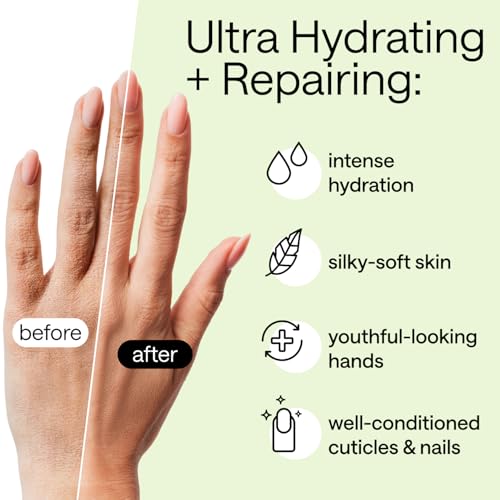 Korean Hand Mask ? Moisturizing Gloves for Dry Hands for Women & Men ? Korean Hands Moisturizer, Collagen Mask Overnight Hand Therapy with Serum, Lotion & Cream ? White Cotton Gloves for Sleeping