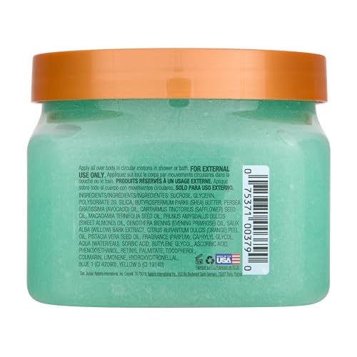 Tree Hut Aurora Nights Shea Sugar Scrub, Exfoliating, Hydrating & Moisturizing Body Scrub with Shea Butter & Nourishing Essential Oils, Smooth & Soften Skin, 18 oz