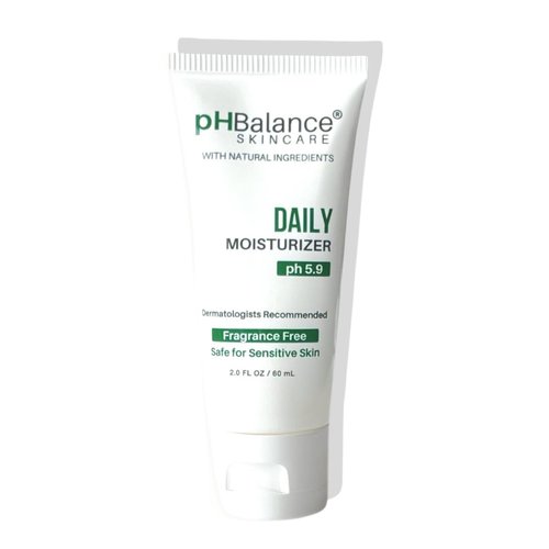 pH Balance Skincare Daily Moisturizer Rejuvenating Cream Moisturizer - Woman Face & Body Lotion For Dry Skin, Itchy Compromised & Sensitive - All Natural No Fragrance, Cruelty Oil & Paraben Free 2oz
