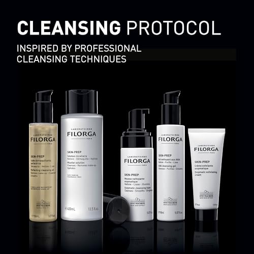 Filorga Skin-Prep Micellar Solution Makeup Remover with Natural Sugars and Gently Cleaning Surfactants to Cleanse and Hydrate Skin