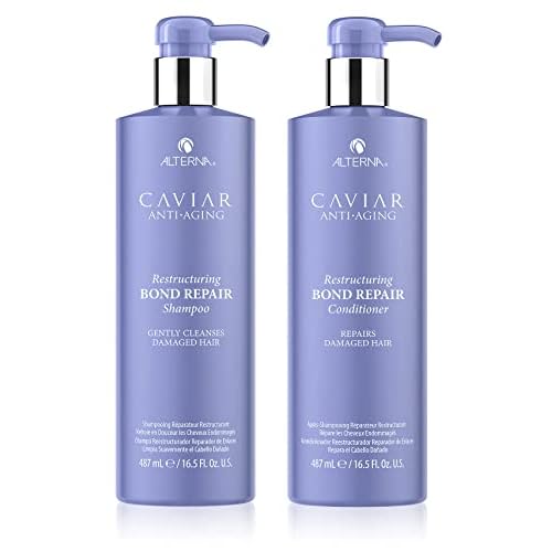 Alterna CAVIAR Anti-Aging Restructuring Bond Repair Conditioner | For Brittle, Damaged and Split Ends | Repairs, Strengthens & Protects Damaged Hair | Sulfate Free