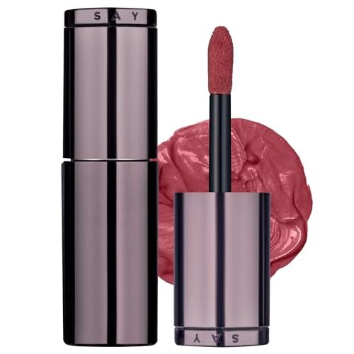HEVVYMAKEUP Blurring Effect Lip Tint - Airy Velvet Matte Lips - Vegan, Longwear, Vibrant, Buildable Creamy Soft Texture - Korean Lip Makeup, Sweet Rosy, 0.13 fl.oz.