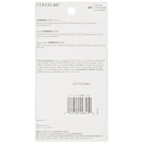 COVERGIRL Classic Color Powder Blush, Iced Plum (510) (Packaging May Vary)