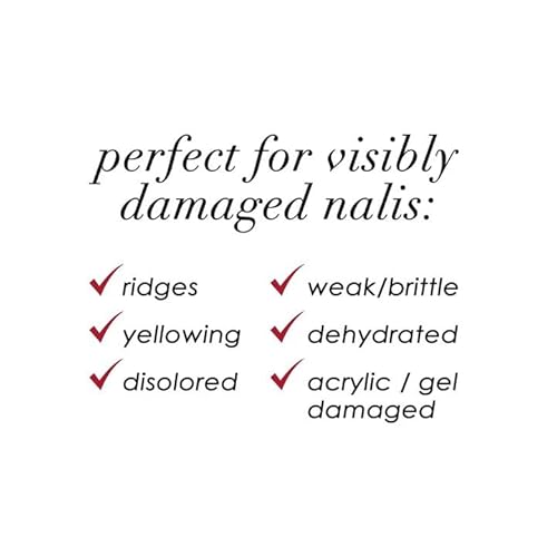 Dermelect Makeover Ridge Filler - Award-Winning Nail Treatment, Strengthens, Moisturizes, Conceals Imperfections, Keratin & Peptide Enriched, For Healthy, Smooth Nails