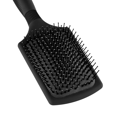 Elchim - Paddle Brush with Pneumatic Rubber Cushion and Ergonomic Handle ? Lightweight Detangling and Styling Brush