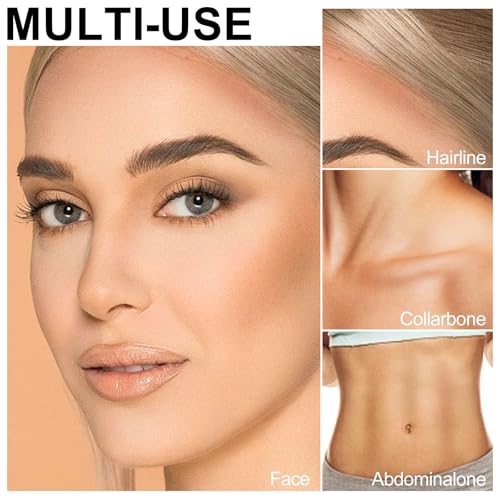 Erinde Cool Toned Contour Stick, Cream Contour Stick, Matte Bronzer Stick, Waterproof & Long Lasting Face Shaping Makeup, Travel Size, 01 Gray Brown