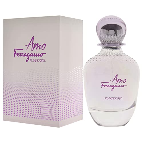 FERRAGAMO Amo Ferragamo Flowerful Eau de Toilette, Perfume Spray for Women, 3.4 Fl. Oz.
