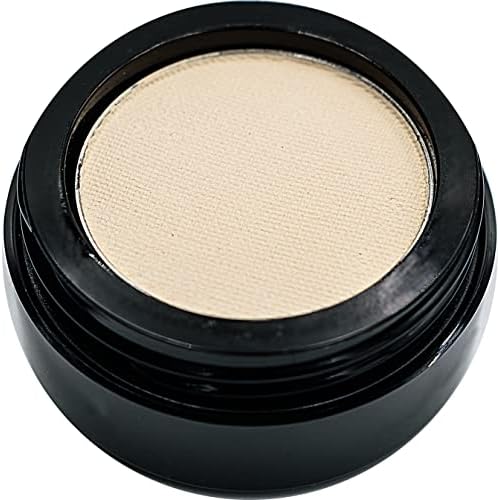 Naked French Vanilla Off White Nude Neutral Matte Pressed Powder Single Vegan Eyeshadow; Talc, Paraben & Cruelty Free