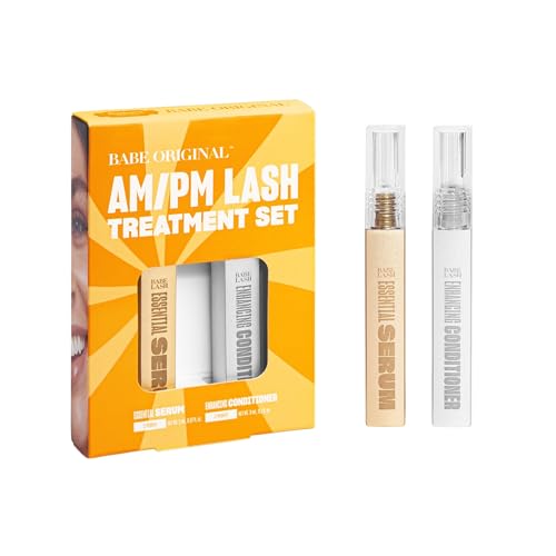 Babe Original Lash Serum AM/PM Kit - 2mL Babe Lash Essential Serum & 3mL Enhancing Conditioner