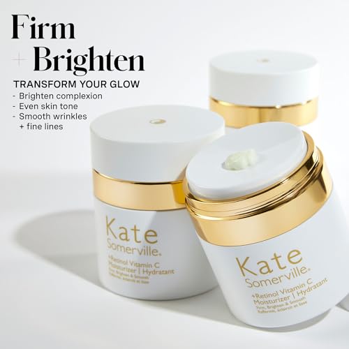 Kate Somerville Retinol Vitamin C Moisturizer ? Anti-Aging Overnight Face Cream Brightens, Firms and Smooth Skin, 1.7 Fl Oz