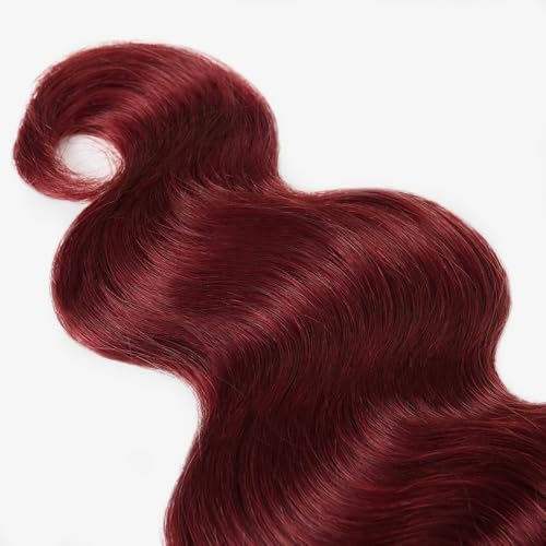 Burgundy Human Hair Bundles 99j Bundle Burgundy Bundle Human Hair 14 16 18 inch 99j Body Wave 3 Bundles Wine Red Weave 150g