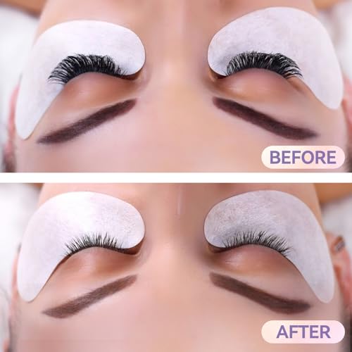 Eyelash Remover for Extensions 10g, Eyelash Extension Remover Rose Scent, Lash Remover for Lash Extensions with Eye Pads, Non-Irritating, No Residual Fast Remover Kit