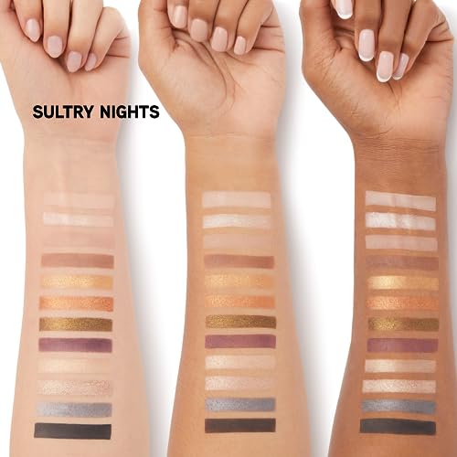 Physicians Formula Murumuru Butter Eyeshadow, 12-Shade Ultra-Creamy Palette with Murumuru & Tucuma Butters, Silky Soft Blendable Formula ? Sultry Nights