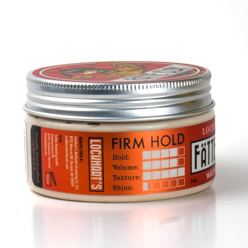 Lockhart¡¯s F?tte Clay - Pomade For Men (3.4oz) ? All-Day Hold, Natural Finish, Insane Texture and Volume ? Smooth, Easy Application - Wicked Hold Without The Crunchy Hair ? Sandalwood Scent