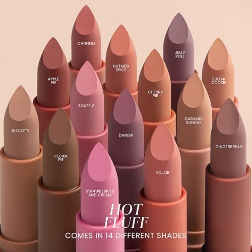 Jason Wu Beauty Hot Fluff Modern Matte Lipstick - 3-in-1 Lipstick, Blush, Shadow, 3.8g 0.134oz (Souffle, 3.8g)