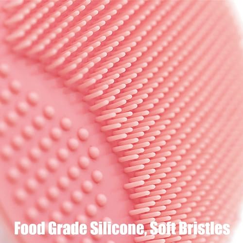 Face Scrubber, Silicone Face Scrubber, Soft Silicone Facial Cleansing Brush Face Exfoliator Blackhead Acne Pore Pad Cradle Cap Face Wash Brush for Deep Cleaning Skin Care 8 Pack