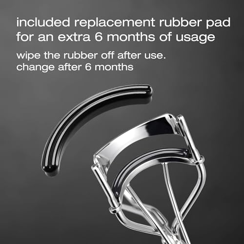 Shu Uemura Iconic Eyelash Curler, Achieve Precise Control and Long-Lasting Curl - Includes Silicone Replacement Pad
