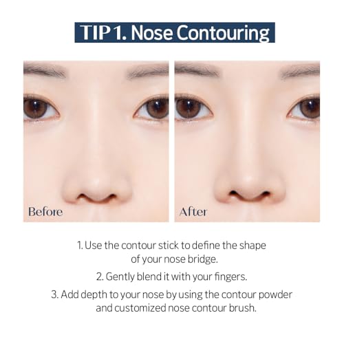 ETUDE Reborn Maker Contour Stick Bronzer - Cool Toned | Naturally Sculpting & Define | Creamy Formula for Seamless Blending | Multi-purpose Contour Stick for face | Korean Makeup, Kbeauty