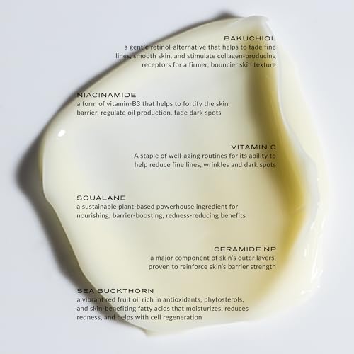 New Day Glow ? Bakuchiol Brightening Serum Cream with Vitamin C & Niacinamide | Retinol Alternative for Anti-Aging & Glow | Hydrates, Firms & Reduces Fine Lines, Dark Spots & Hyperpigmentation