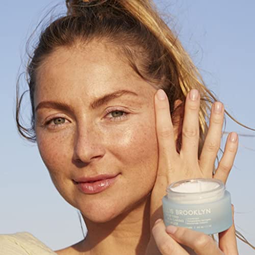 Ellis Brooklyn Satisfying Skin Caring Moisturizer - Facial Moisturizer with Squalane & Niacinamide, Face Cream Hydrating Face Moisturizer, Skin Care, 1.7 Fl Oz