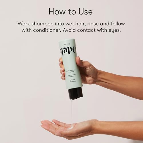 Odele Smoothing Sulfate-Free Shampoo for Extra Moisture, Frizz Control, Shine, and Straight to Curly Hair Types, 32 Fl Oz