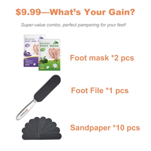 Professional Foot File & Rasp Callus Remover - Remove Hard & Dead Skin, Dual Sided for Wet and Dry Feet (LXX)