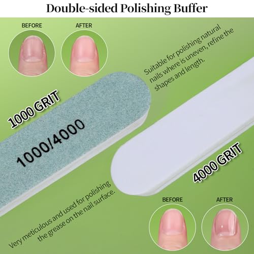 FANDAMEI Nail File Kit, Nail File, 15 PCS Emery Boards For Nails, Fingernail Files, Nail Files For Natural Nails, Nail Filer, Cuticle Trimmer, Cuticle Pusher, Manicure Tools, Nail Care Kit, Nail Tools