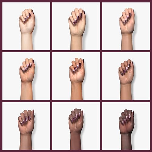 Sally Hansen Insta-Dri Nail Polish | Quick Dry, Long Lasting, Streak-Free Shine | Opaque, Glossy | 428 Zip Wine | Deep Wine Red Nail Color