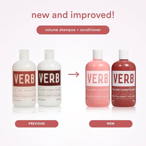 VERB Volume Conditioner - Softens, Detangles + Lifts Flat Hair- Sulfate, Paraben and Gluten Free