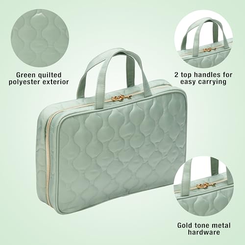 Conair Travel Toiletry Bag - Makeup Bag - Cosmetic Bag -Travel Makeup Bag