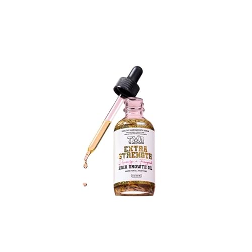 The Mane Attraction Extra Strength Rosemary + Fenugreek Herbal Hair Growth Oil | Infused With Castor Oil for ALL Hair Types Mini, 2oz