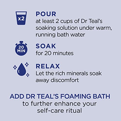 Dr Teal's Epsom Salt Magnesium Soak, Fragrance Free, 4 lbs