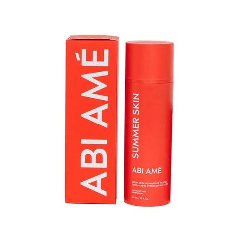 ABI AME Summer Skin Body Serum - Hydrating Body Lotion with Niacinamide, Vitamin B5 + Oat Extract for Dry Skin Repair, Fast Absorbing Non-Greasy Formula, 150ml