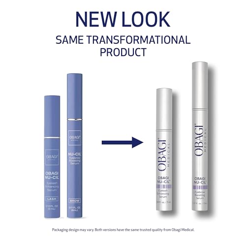 Obagi Nu-Cil Eyelash Enhancing Serum & Eyebrow Boosting Serum Set ? Clinically Proven Formulas for Thicker & More Defined Looking Lashes & Fuller Looking Eyebrows