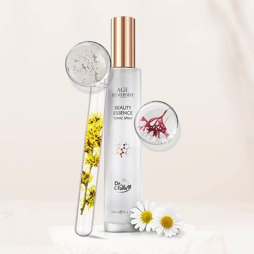 FARMASi Age Reversist Beauty Essence Tonic, Gentle Spray, Face Wash for All Skin Types, Cleansing, Lightweight Makeup Remover and Face Cleanser 3.4 fl. oz / 100 ml