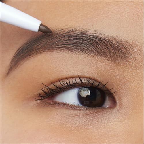 e.l.f. Instant Lift Brow Pencil, Dual-Sided, Precise, Fine Tip, Shapes, Defines, Fills Brows, Contours, Combs, Tames, Neutral Brown, 0.006 Oz