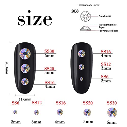 3000 Pieces SS12 3mm Flatback Rhinestones Clear Glass Round Gems Crystals for Nail Art DIY Crafts Clothes Shoes Bags £¨Dark Purple£©
