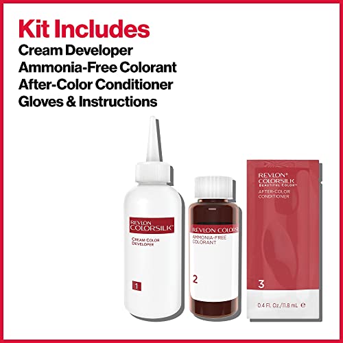 Revlon Colorsilk Beautiful Haircolor Ammonia-free Permanent Haircolor (#60 Dark Ash Blonde), 1 Count (Pack of 12)