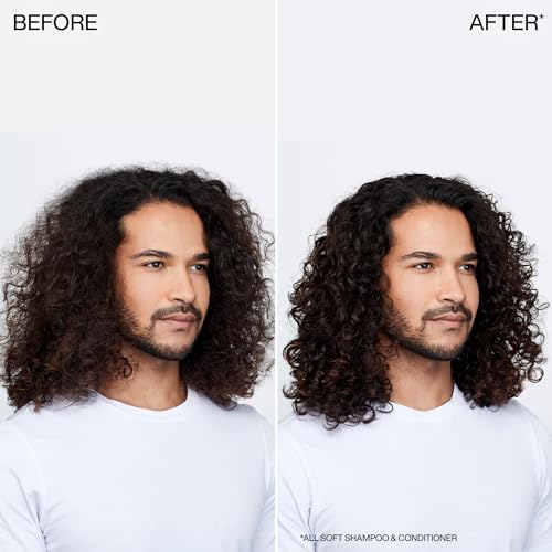 Redken All Soft Shampoo - Moisturizes & Hydrates Dry, Brittle Hair, Gently Cleanses and Softens, With Argan Oil, Safe For Color-Treated Hair