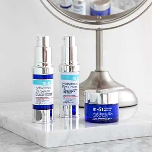 m-61 Hydraboost Eye Serum | Hydrating, Firming Eye Serum With Peptides, Vitamin B5. Lightweight. Dermatologist Tested For All Skin Types - 0.5 Fl Oz