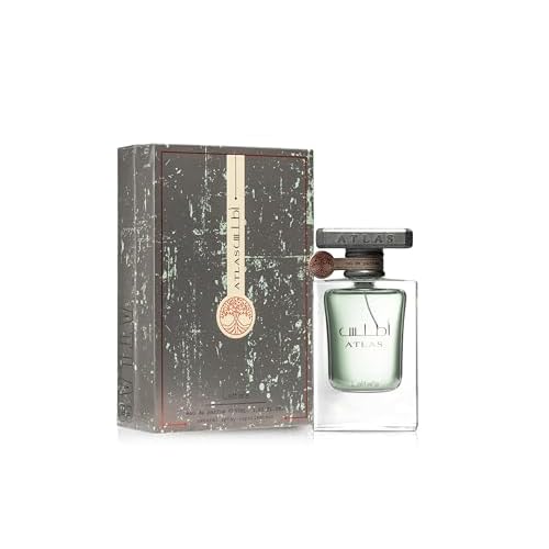 Lattafa Atlas Eau de Parfum Spray for Unisex, 1.85 Ounce