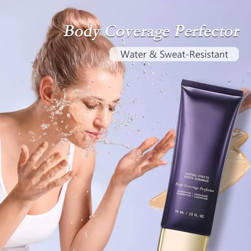 Tattoo Cover Up Makeup, Leg And Body Makeup Waterproof No Transfer,Body Coverage Perfector 2.5OZ