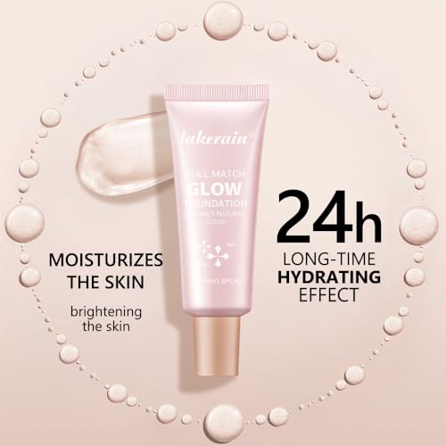 Natural Glow Illuminator Glotion - Glowing, Moisturizing, Lightweight Base, Multi-Purpose - Hydrating & Illuminating Makeup Highlighter for Radiant, Sun-Kissed Look (#3 Medium, 1.35 Fl Oz (Pack of 1))