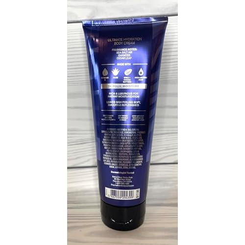 Bath & Body Works Deep Ocean Ultimate Hydration Body Cream 8 Ounces Pack of 2